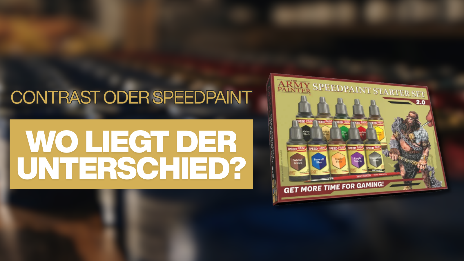 Citadel Contrast und Army Painter Speedpaint im Vergleich auf Miniaturen