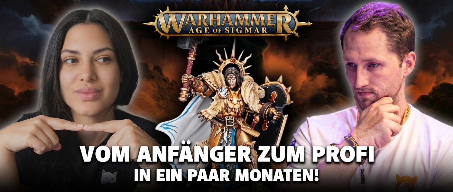 Marie-Dominique und Coach Dario – Age of Sigmar von Null zum Turniersieg
