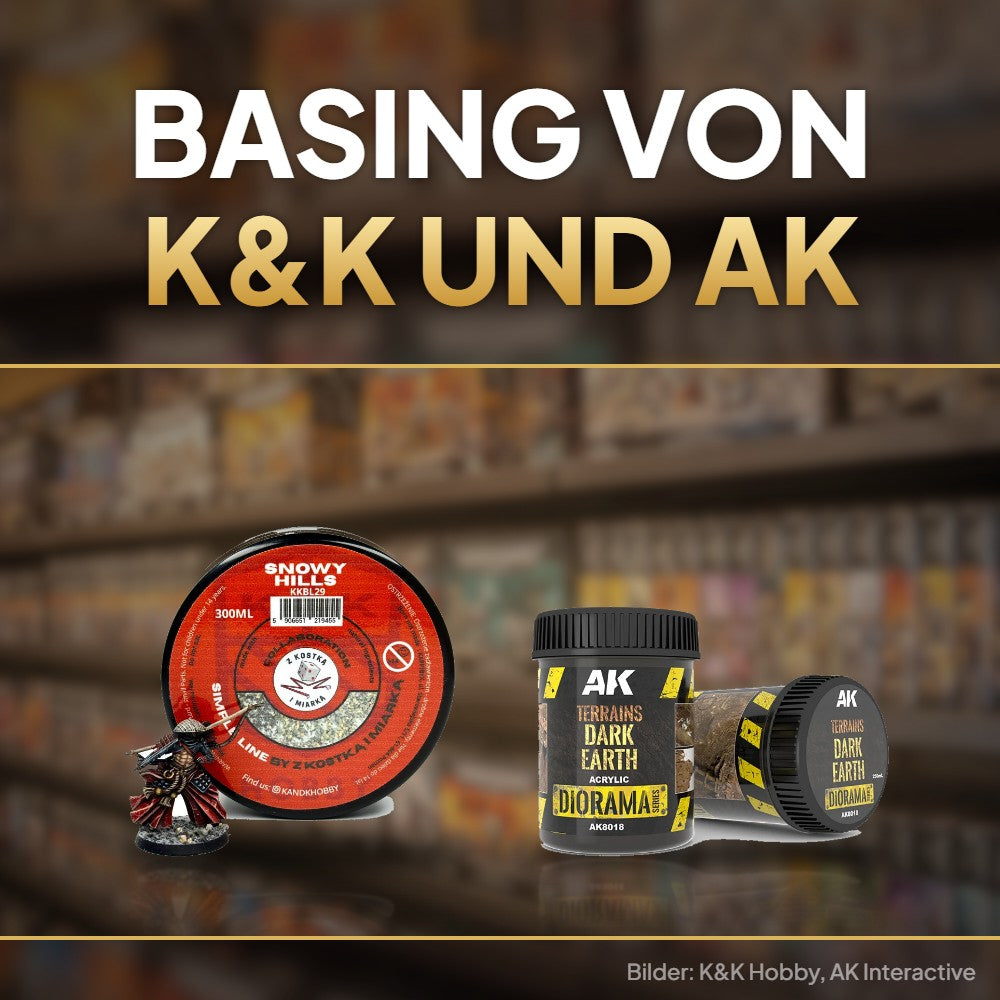Basing von K&K Hobby und AK Interactive