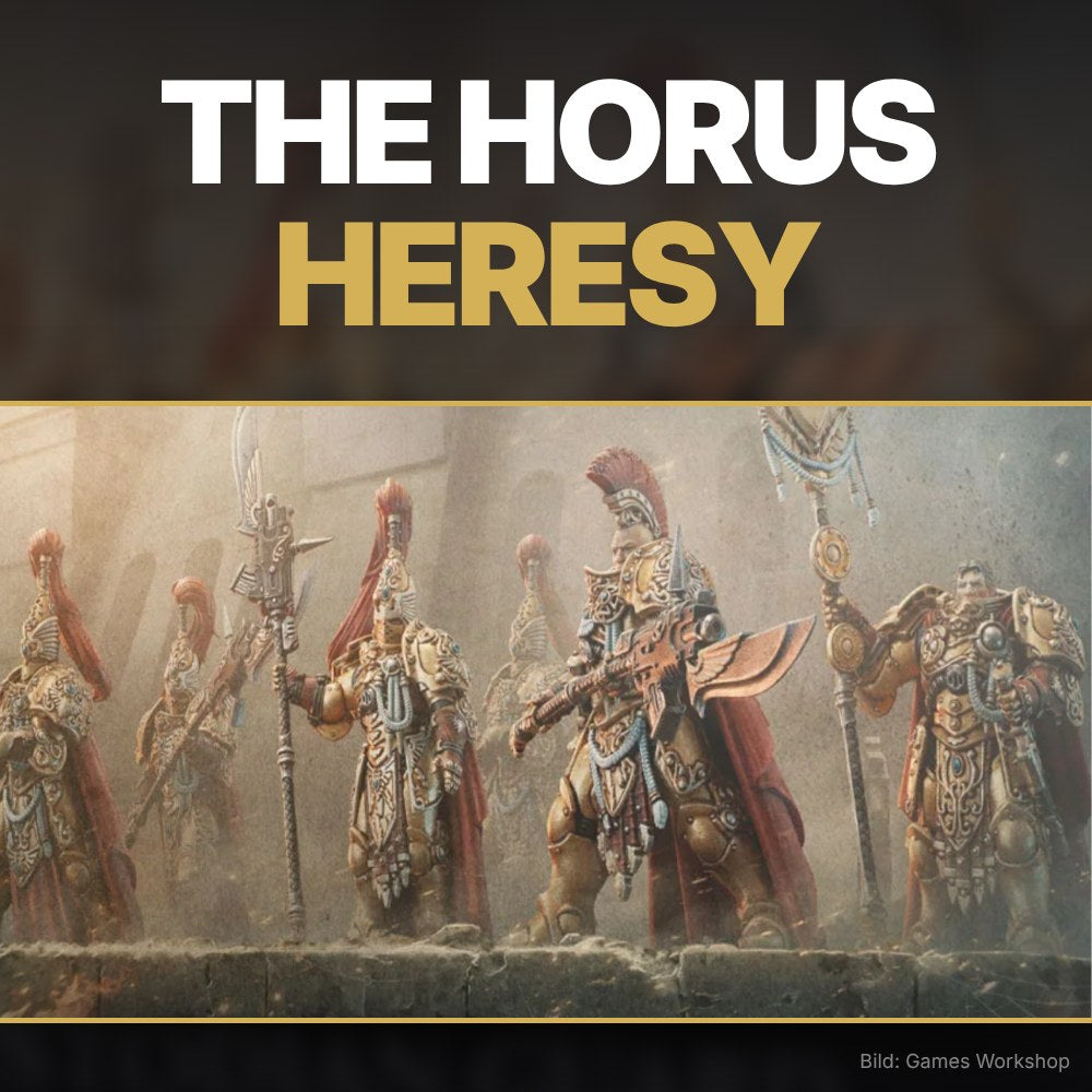 Bemalte Custodian Guard für The Horus Heresy
