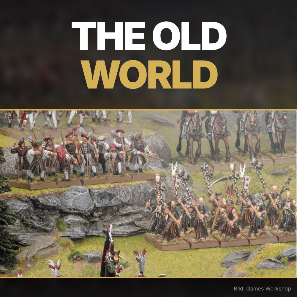 Bemalte Armee des Empire of Man für The Old World