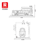 Reobrix 66021 G2000 Klemmbaustein-Modell, Detailaufnahme des Sets