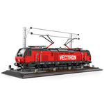 Reobrix 66019 Vectron Klemmbaustein-Modell, Seitenansicht der Lokomotive