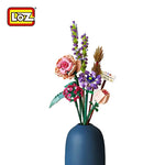 LOZ 1657 Blumenstrauß Ägäis Klemmbaustein-Modell, Gesamtansicht des Straußes