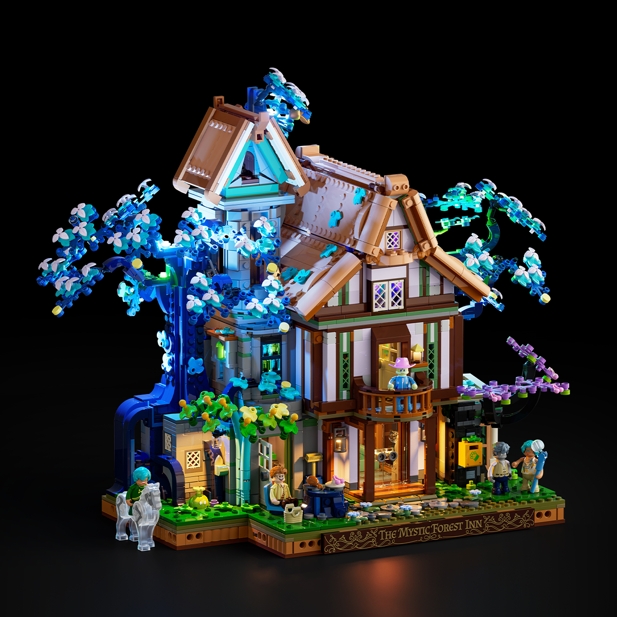 Lumibricks 20006 Sylvan Inn Klemmbaustein-Modell, weitere Ansicht des Sets