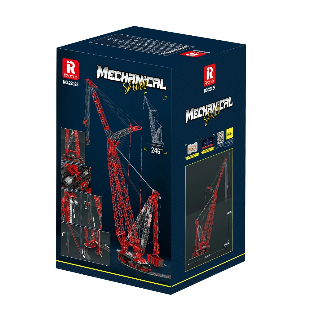 Reobrix 22028 Ring-Kran Klemmbaustein-Modell, weitere Detailansicht