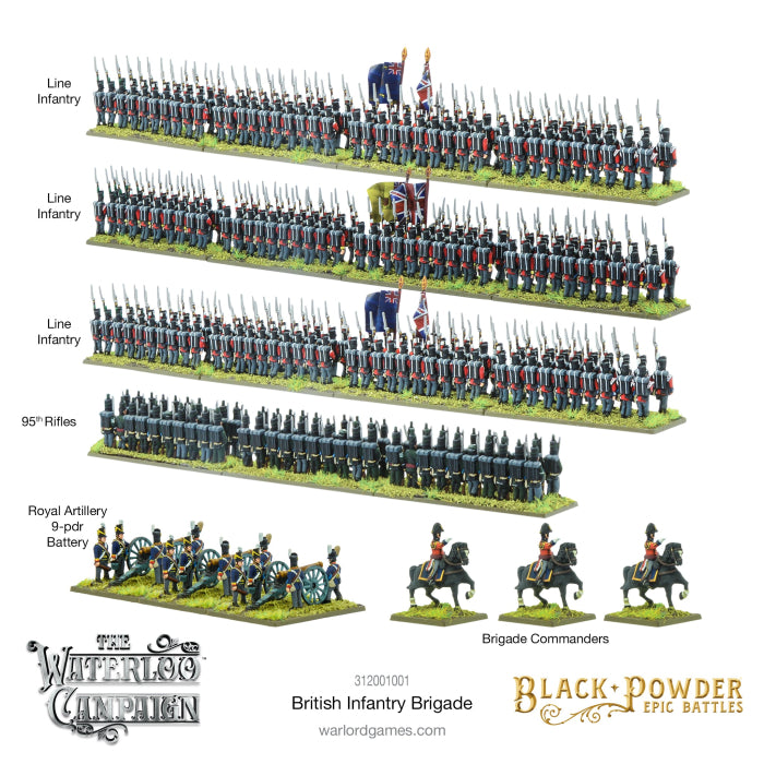Epic Battles - Black Powder: Waterloo - British Infantry Brigade – Bild 3