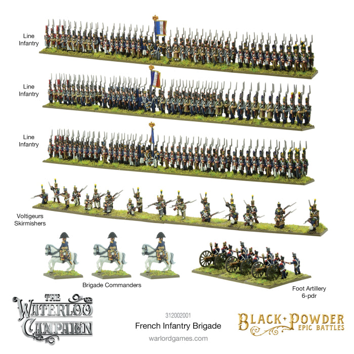 Epic Battles - Black Powder: Waterloo - French Infantry Brigade – Bild 2