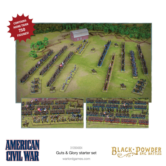 Epic Battles - Black Powder - American Civil War - Guts & Glory Starter Set – Bild 2