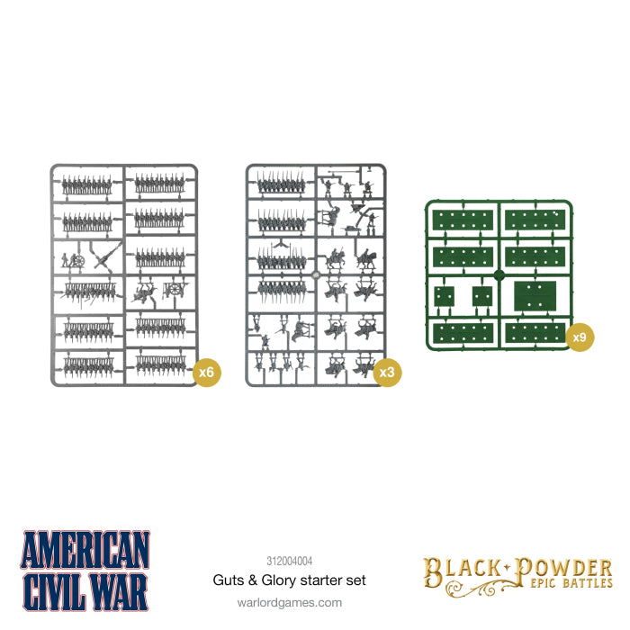 Epic Battles - Black Powder - American Civil War - Guts & Glory Starter Set – Bild 3