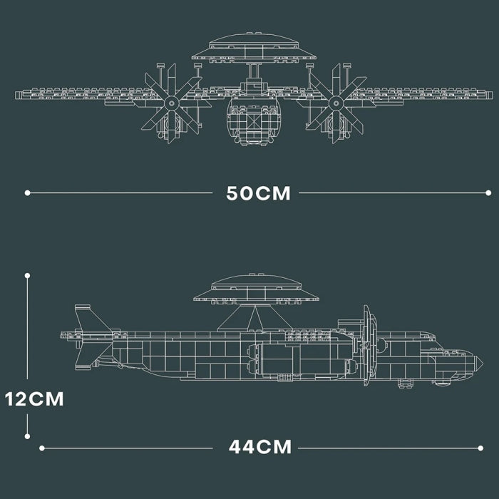 Reobrix®33029 - E2 Early Warning Aircraft – Bild 4