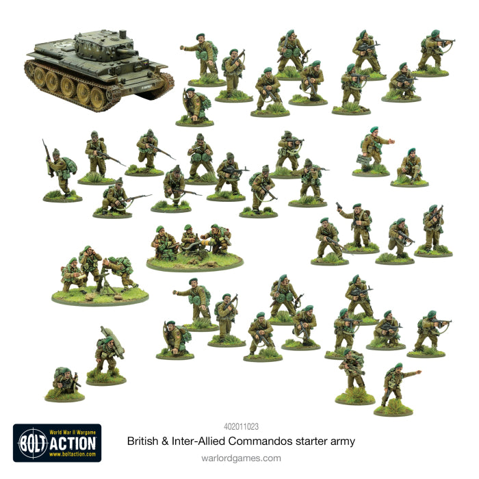 Bolt Action: British & Inter-Allied Commandos Starter Army