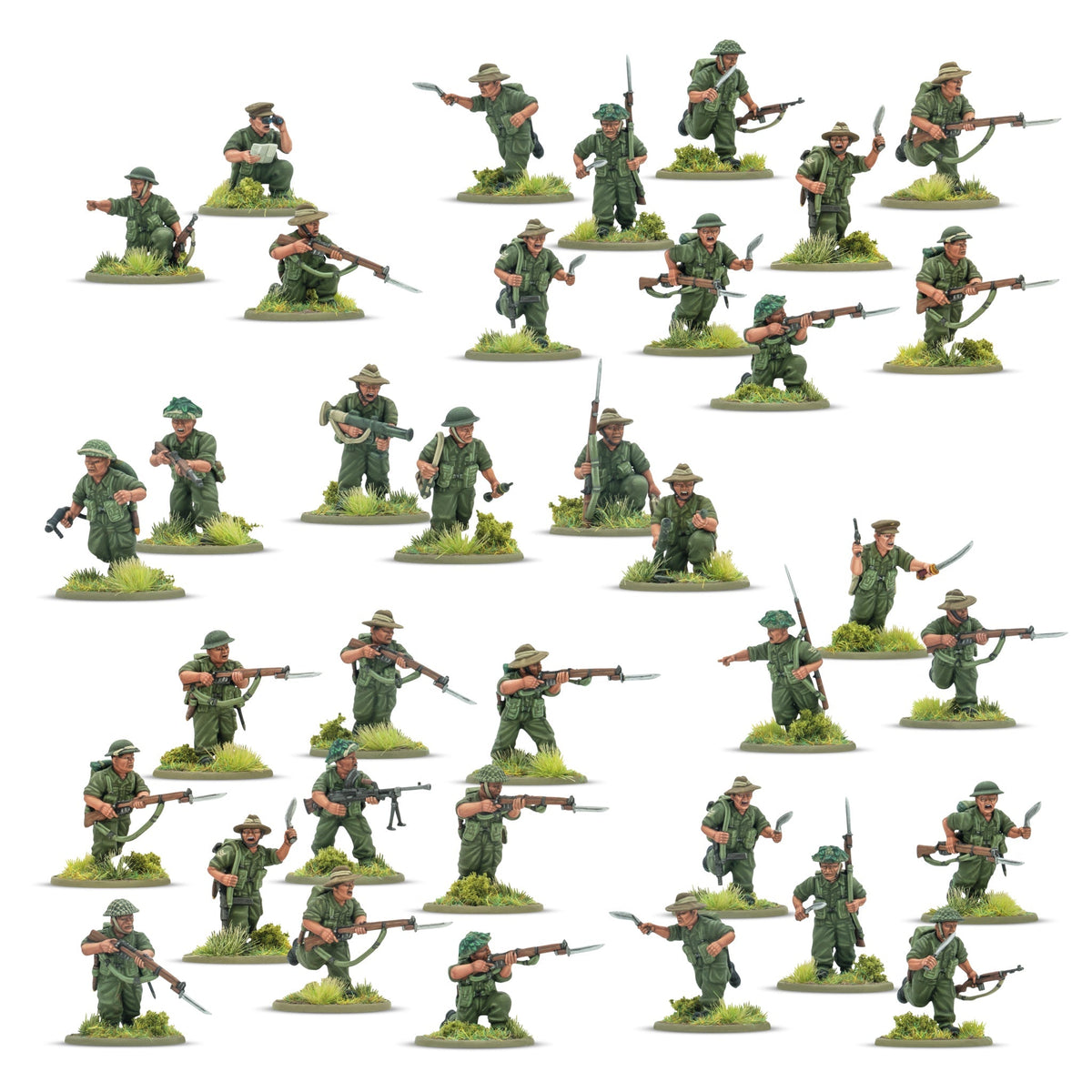 Bolt Action – British Army: Gurkha Infantry Platoon