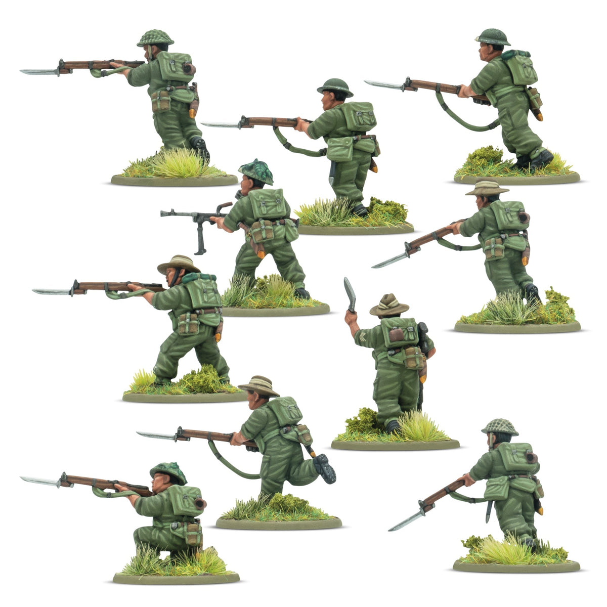 Bolt Action – British Army: Gurkha Infantry Platoon