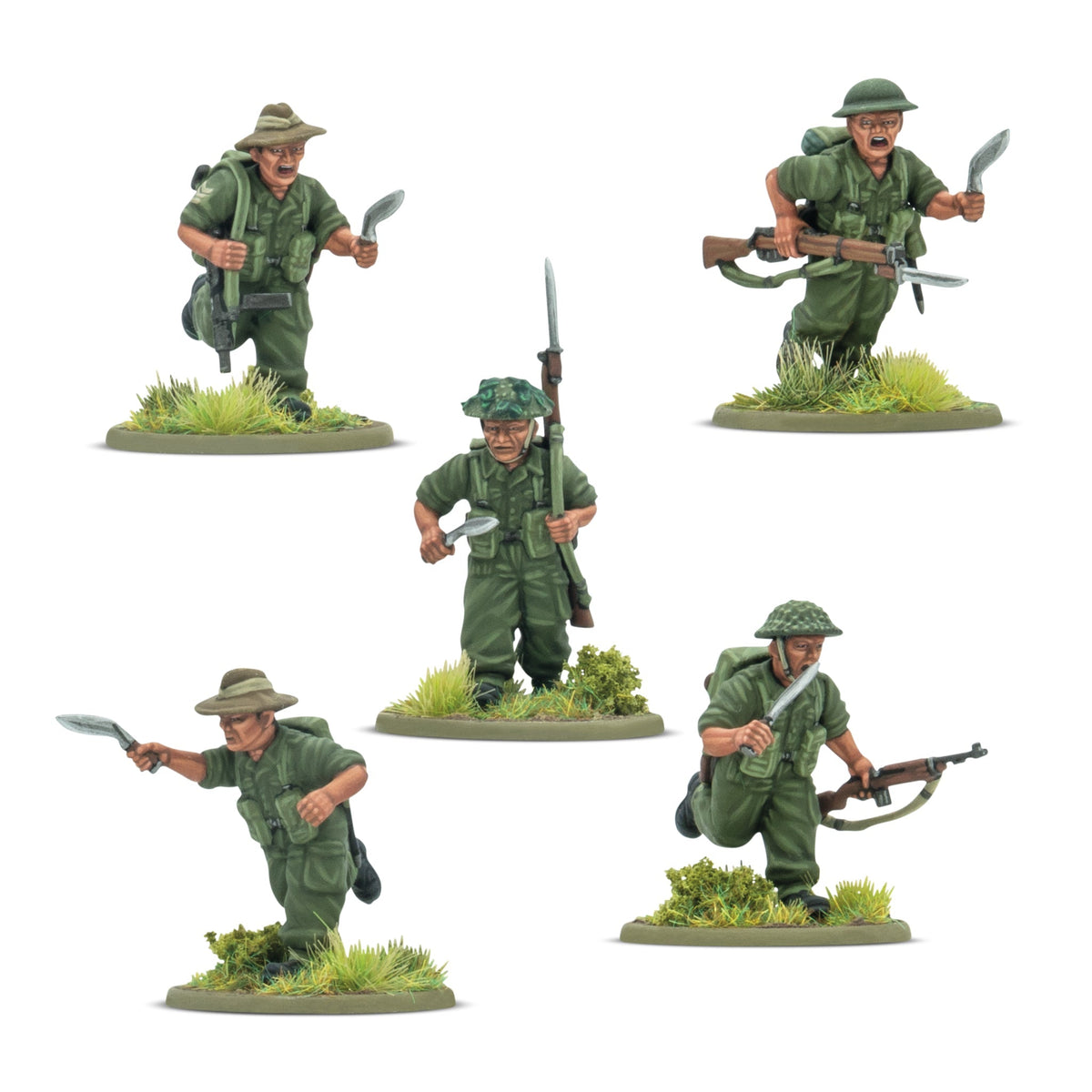 Bolt Action – British Army: Gurkha Infantry Platoon