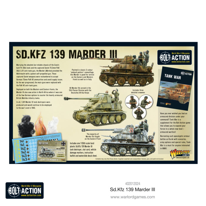 Bolt Action: SD.KFZ 139 Marder III – Bild 3