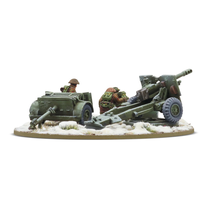 Bolt Action - 25-Pdr Light Howitzer With British Infantry (Winter) Crew – Bild 2