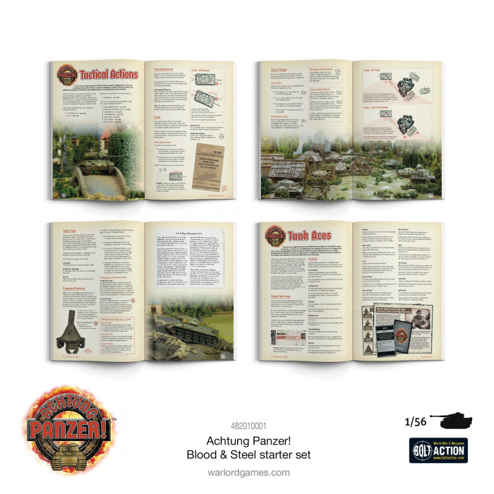 Achtung Panzer! - Blood & Steel - Starter Set (Englisch) – Bild 5