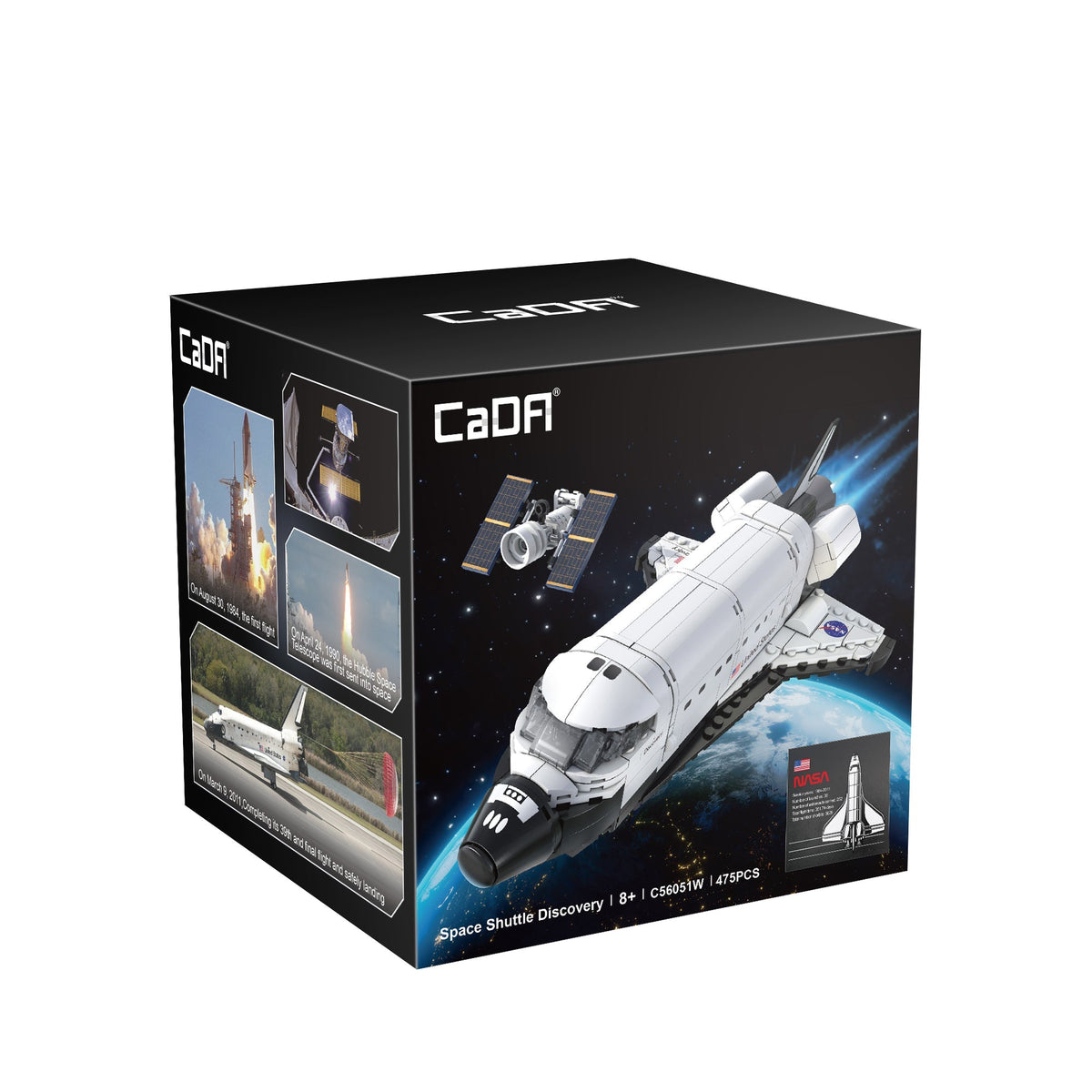 CaDA C56051 Space Shuttle Discovery Klemmbaustein-Set, Originalverpackung