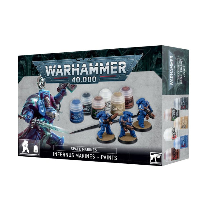 Warhammer®40.000- Space Marines: Infernus Marines & Paints Set