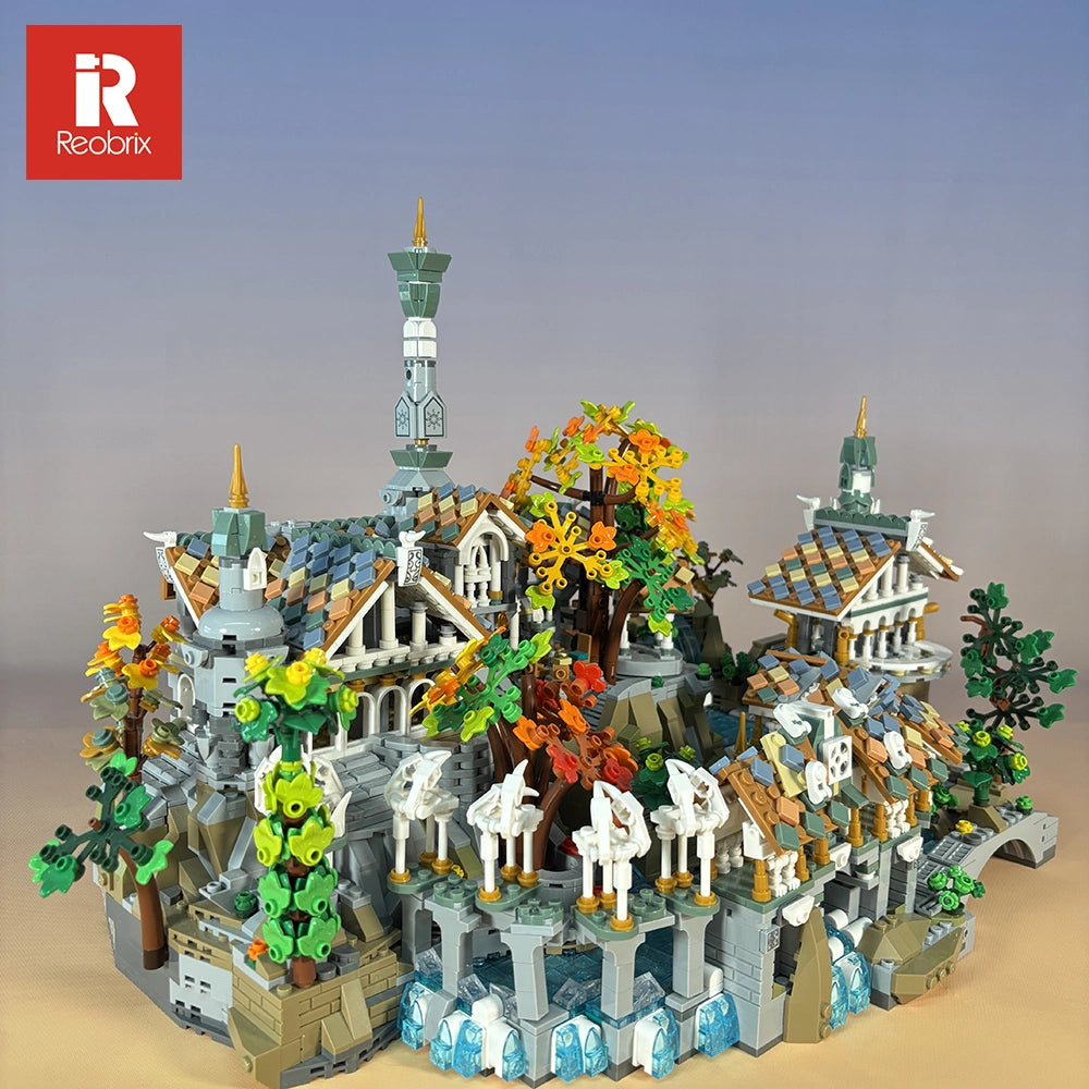 Reobrix 55015 Duskvale Sanctum Klemmbaustein-Modell, Detailaufnahme