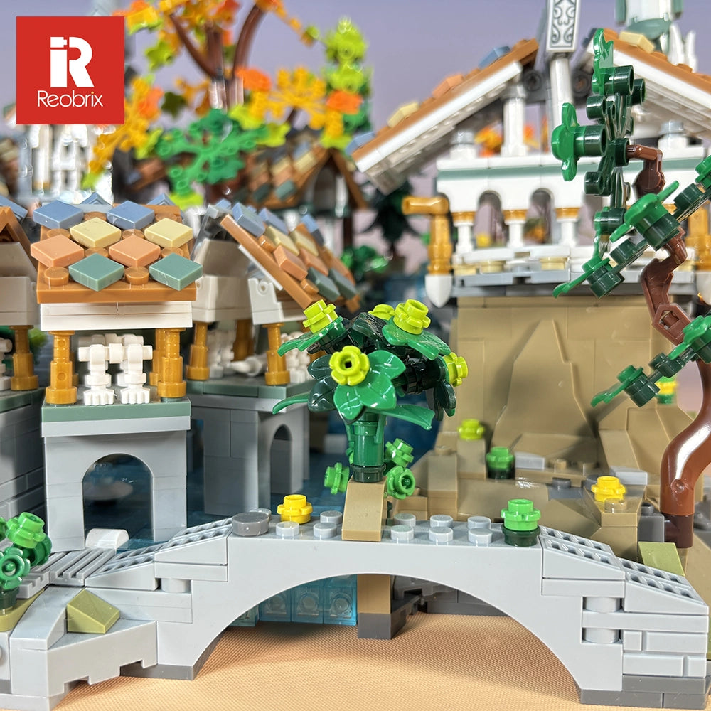 Reobrix 55015 Duskvale Sanctum Klemmbaustein-Modell, weitere Detailansicht