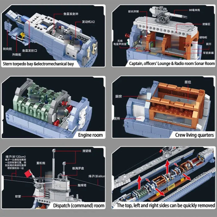 Panlos® - VII C U-Boot - Submarine – Bild 4