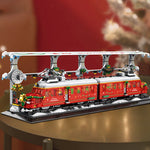 Reobrix 66034 Weihnachtszug Klemmbaustein-Modell, Waggons im Detail