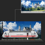 Reobrix 66802 BR101 Klemmbaustein-Modell, Seitenansicht der Lokomotive
