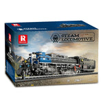 Reobrix 66805 Big Boy Klemmbaustein-Modell, Detailaufnahme des Triebwerks