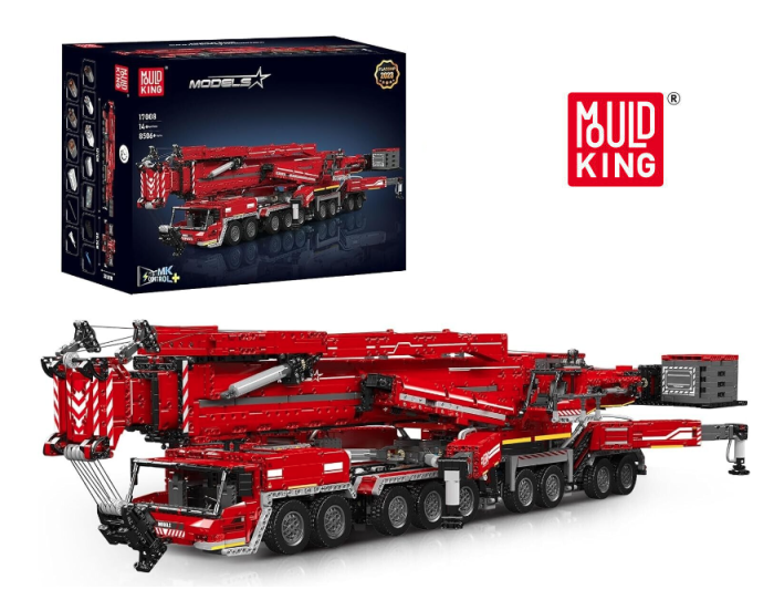 Mould King®17008 - Autokran LH11200 - Rot