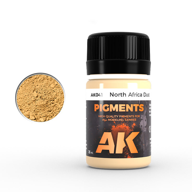 AK Interactive Pigment North Africa Dust (AK041), Weathering-Pigment, 35 ml