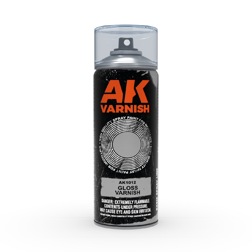 AK Interactive Spray Gloss Varnish (AK1012), 400 ml