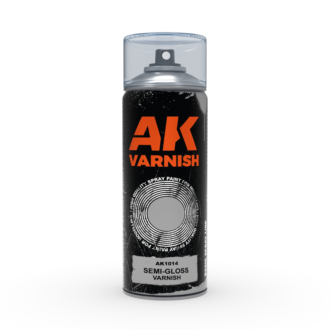 AK Interactive Spray Semi-Gloss Varnish (AK1014), 400 ml