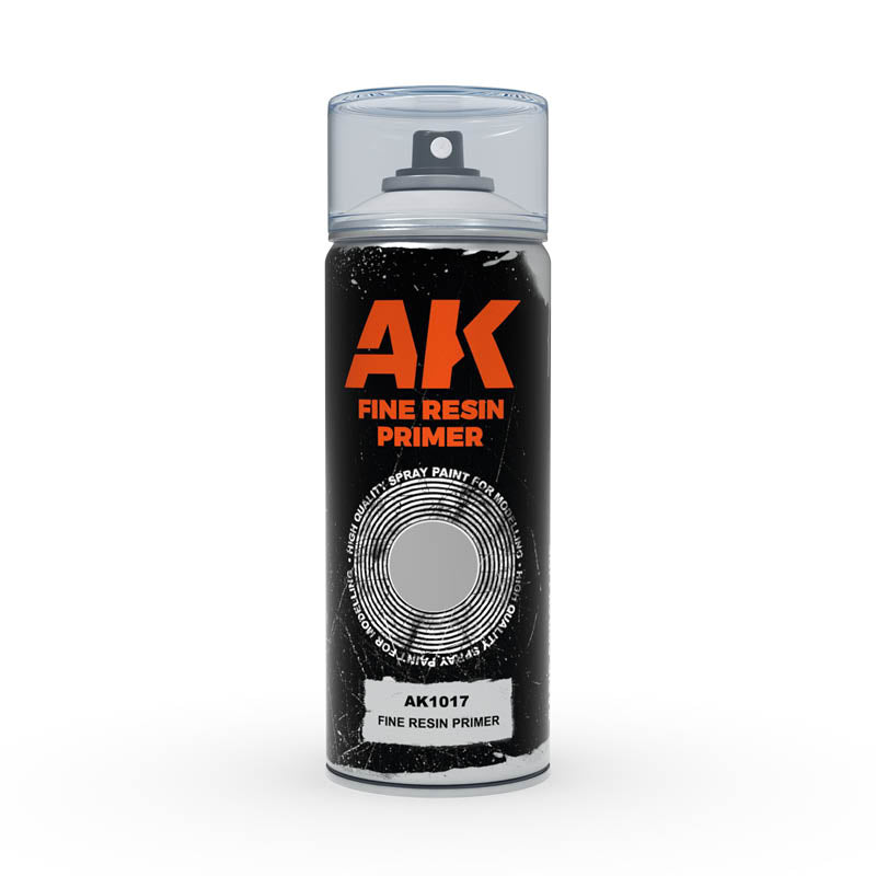 AK Interactive Spray Fine Resin Primer (AK1017), Spraydose, 150 ml