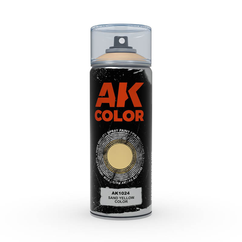 AK Interactive Spray Sand Yellow (AK1024), Spraydose, 150 ml