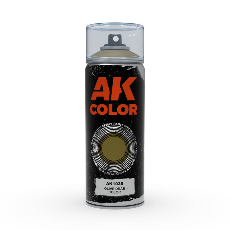 AK Interactive Spray Olive Drab (AK1025), Spraydose, 150 ml