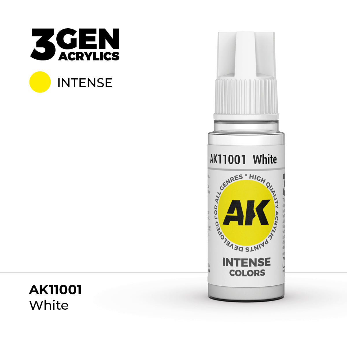 AK Interactive 3G Acrylic White (AK11001), 17 ml, Acrylfarbe