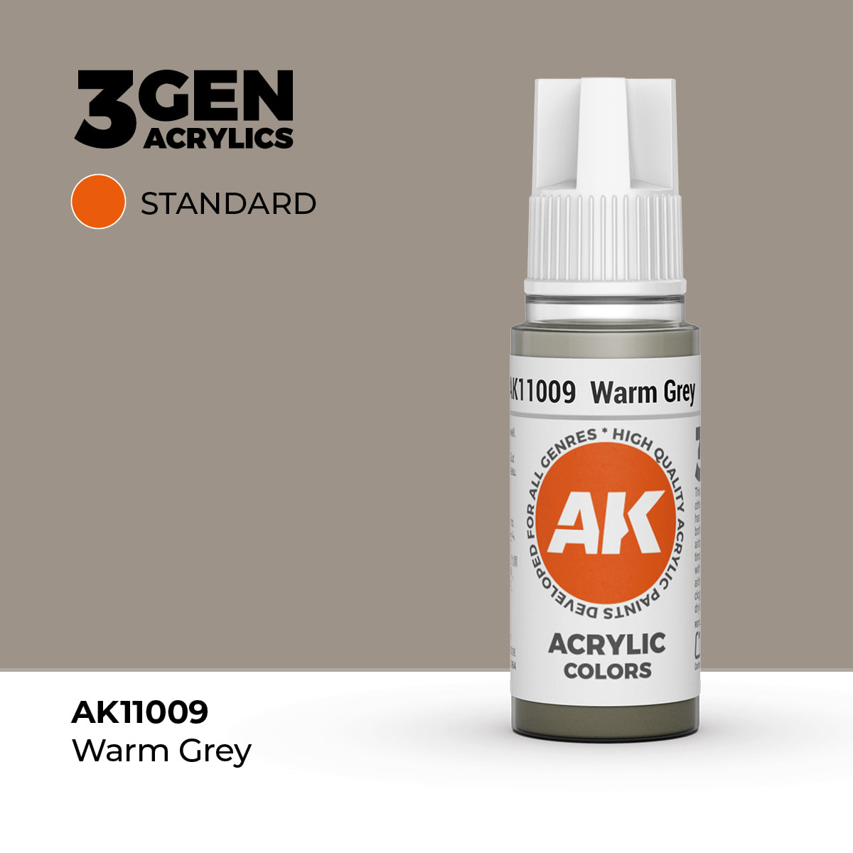 AK Interactive 3G Acrylic Warm Grey (AK11009), 17 ml, Acrylfarbe