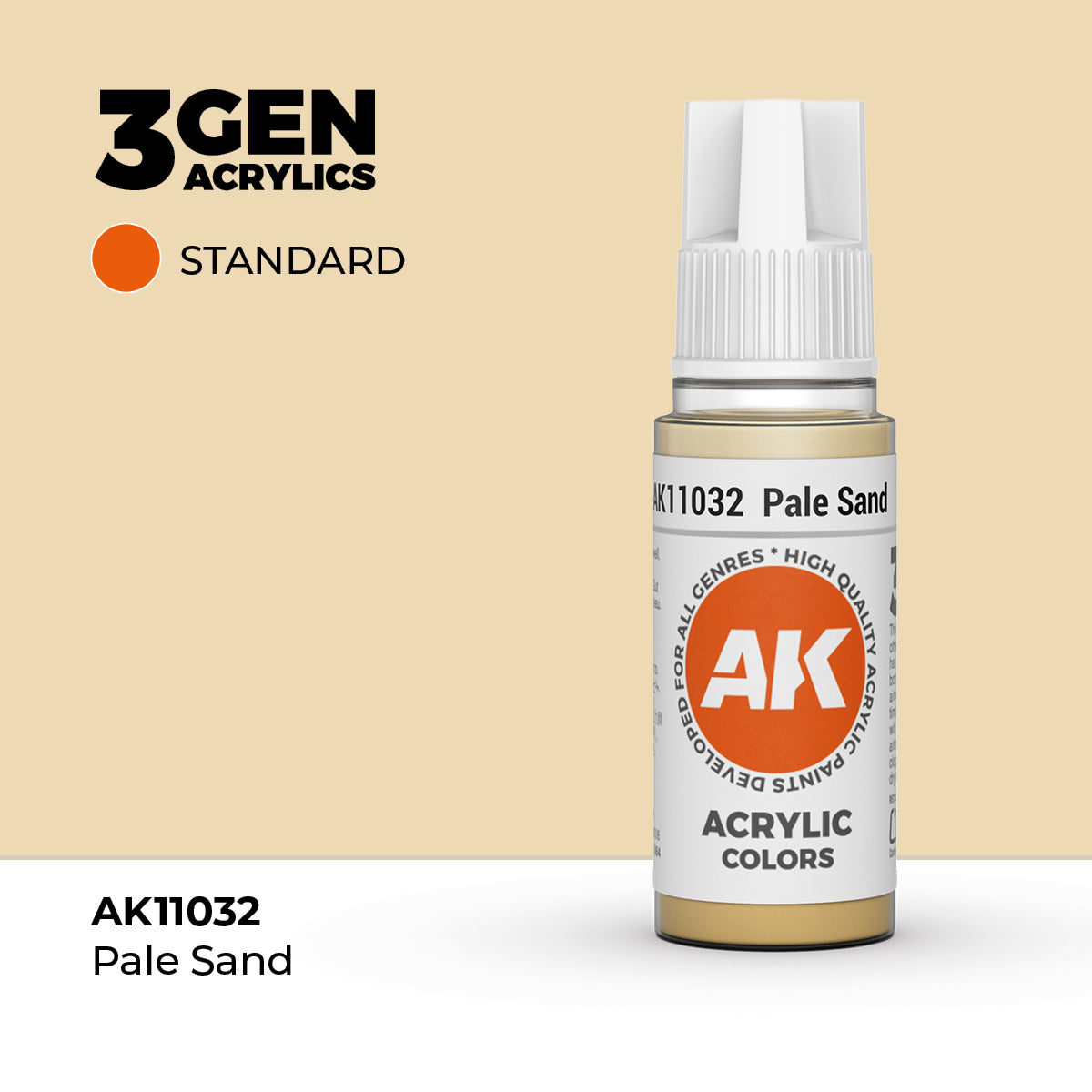 AK Interactive 3G Acrylic Pale Sand (AK11032), 17 ml, Acrylfarbe