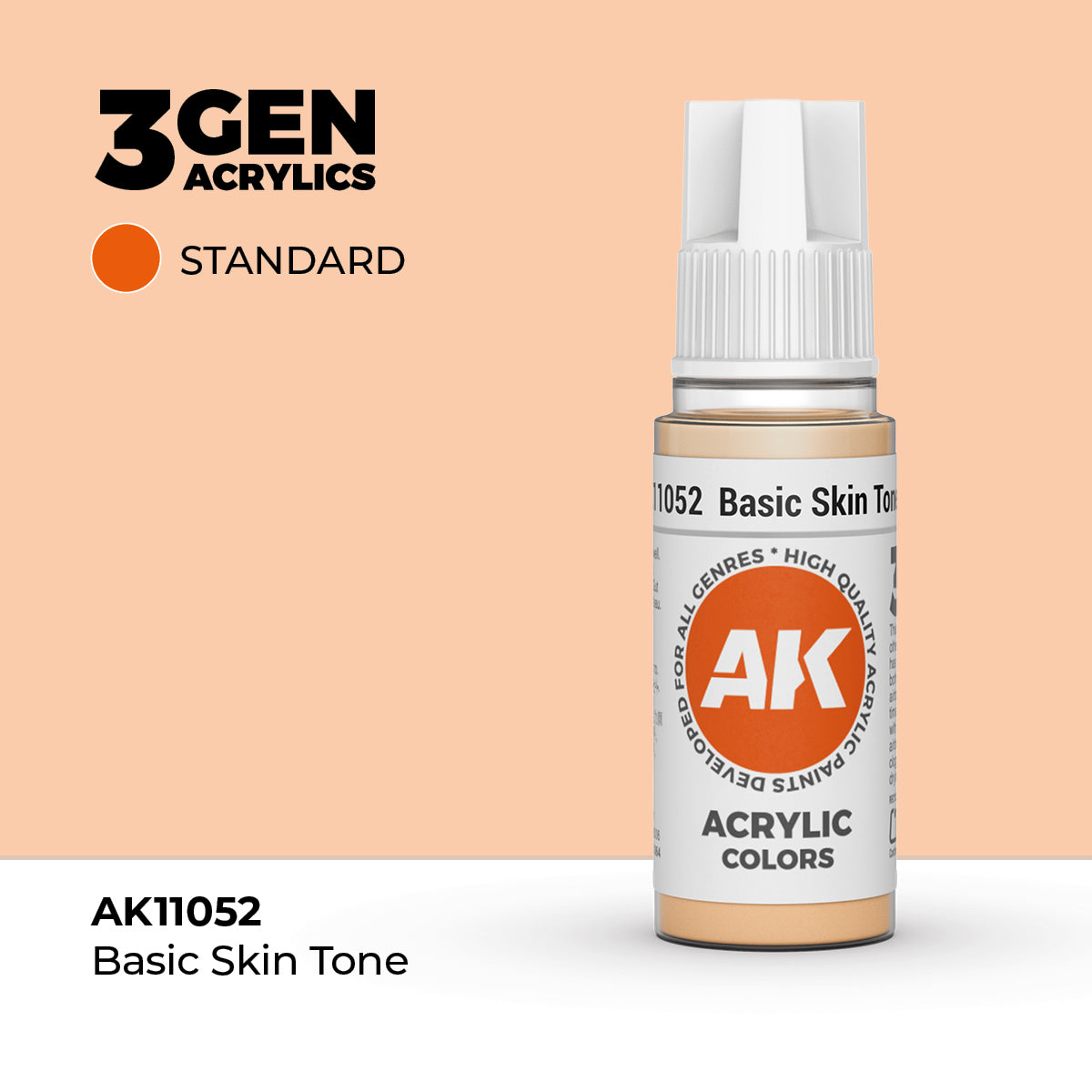 AK Interactive 3G Acrylic Basic Skin Tone (AK11052), 17 ml, Acrylfarbe