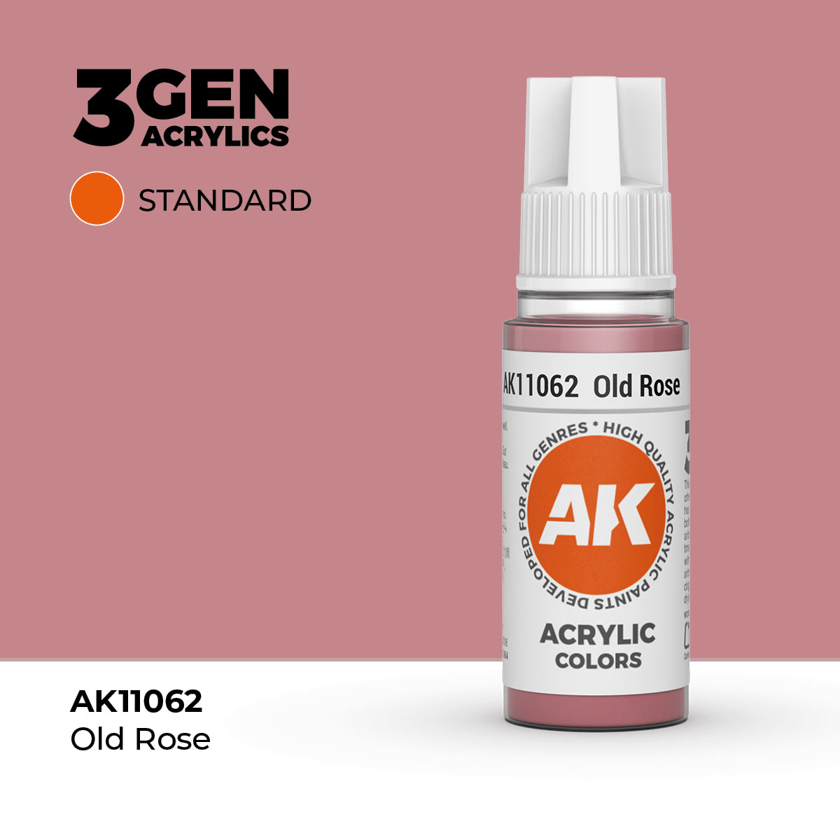 AK Interactive 3G Acrylic Old Rose (AK11062), 17 ml, Acrylfarbe