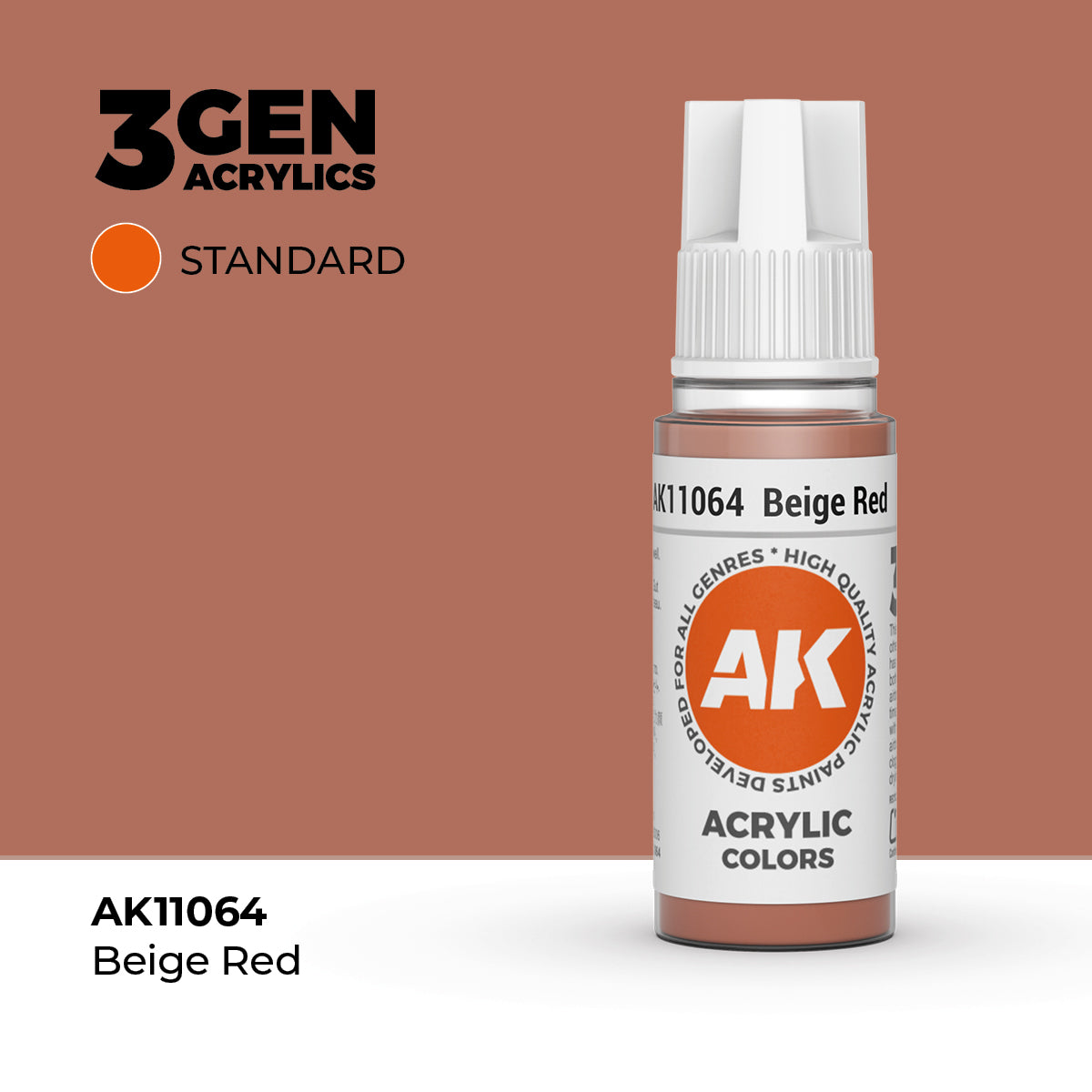 AK Interactive 3G Acrylic Beige Red (AK11064), 17 ml, Acrylfarbe