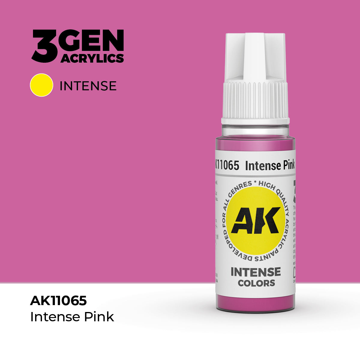 AK Interactive 3G Acrylic Intense Pink (AK11065), 17 ml, Acrylfarbe