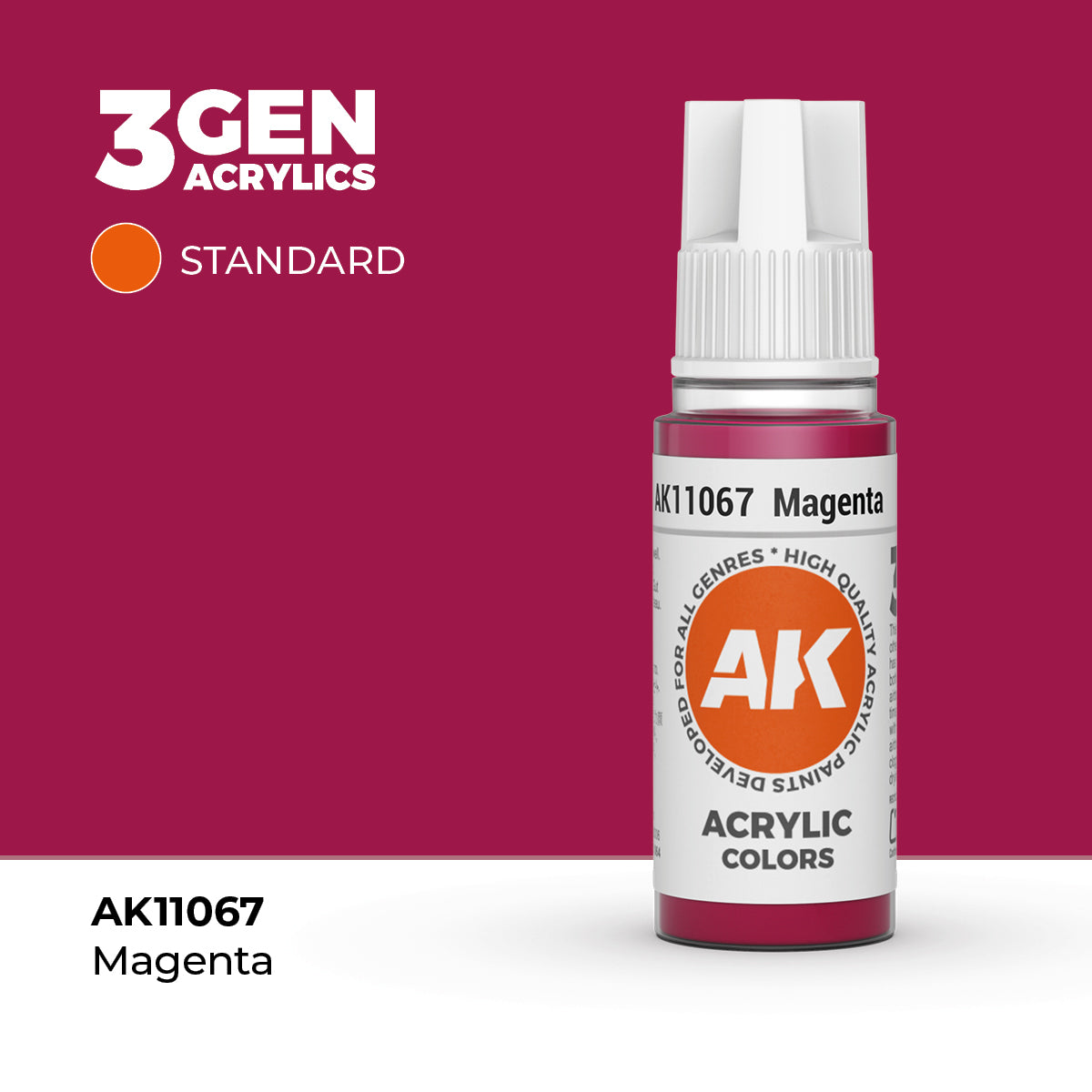 AK Interactive 3G Acrylic Magenta (AK11067), 17 ml, Acrylfarbe