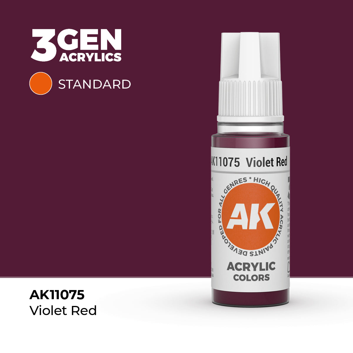 AK Interactive 3G Acrylic Violet Red (AK11075), 17 ml, Acrylfarbe