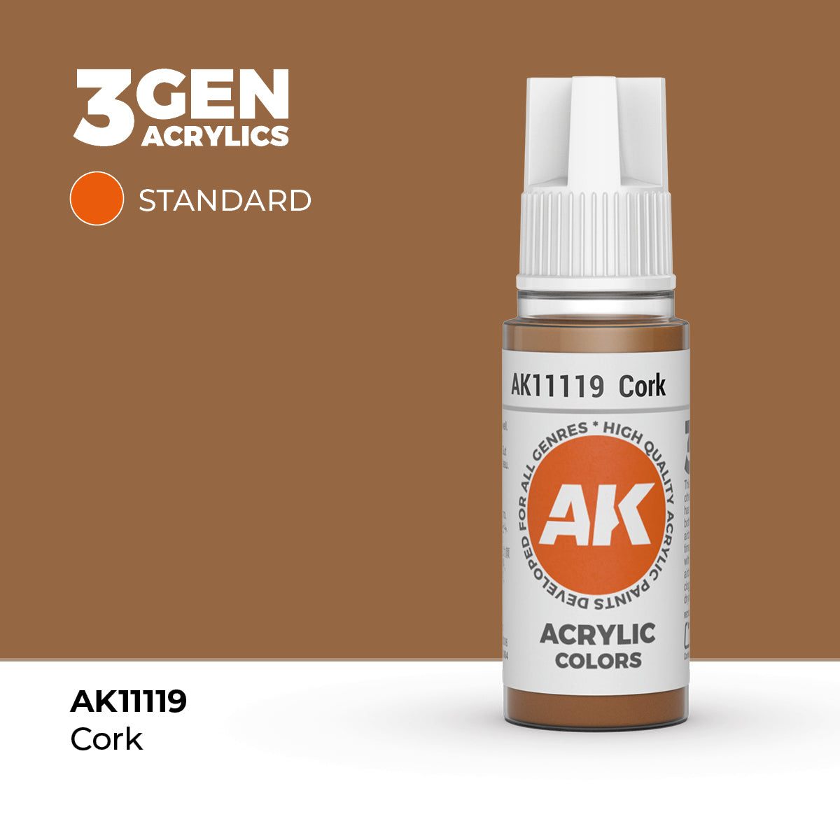 AK Interactive 3G Acrylic Cork (AK11119), 17 ml, Acrylfarbe