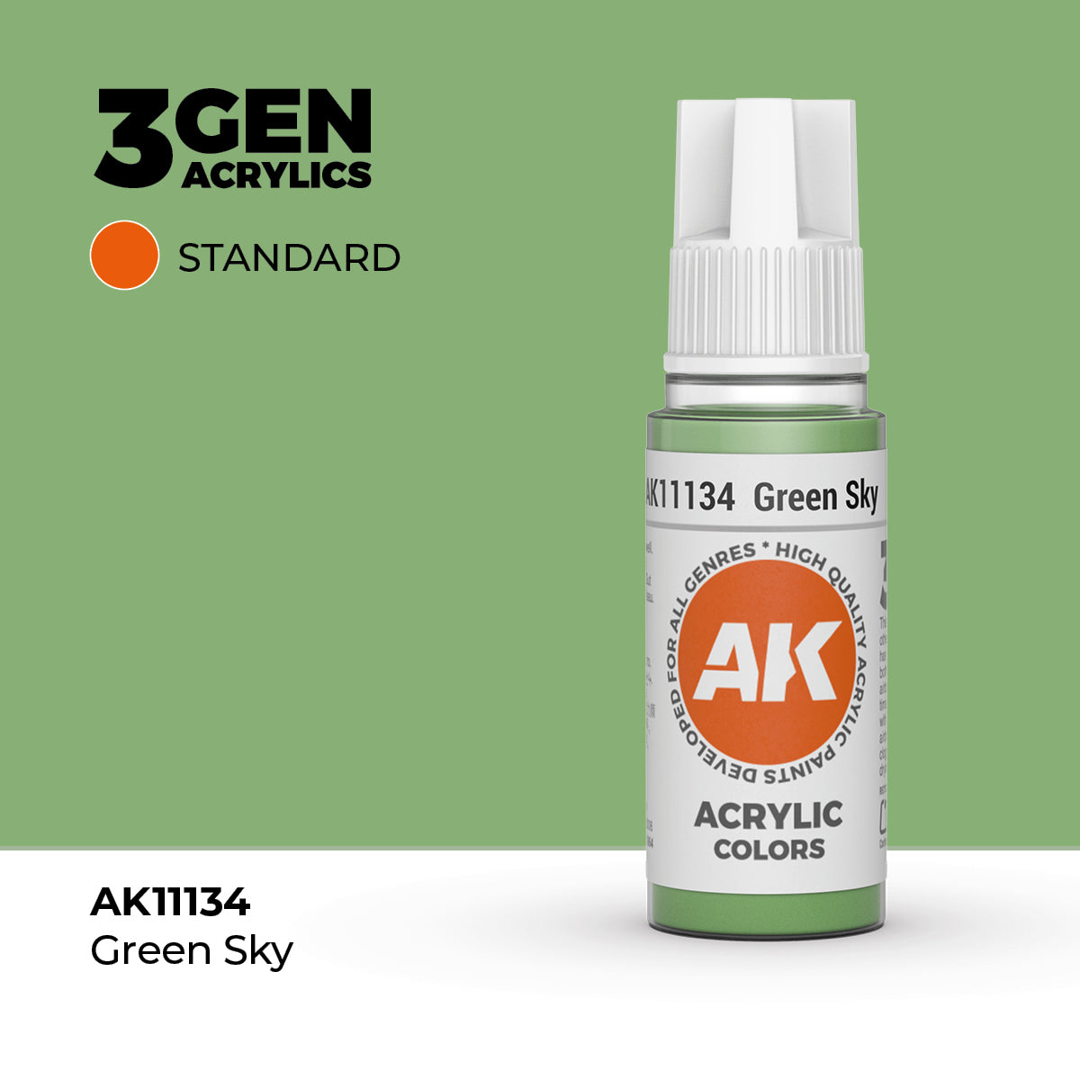 AK Interactive 3G Acrylic Green Sky (AK11134), 17 ml, Acrylfarbe
