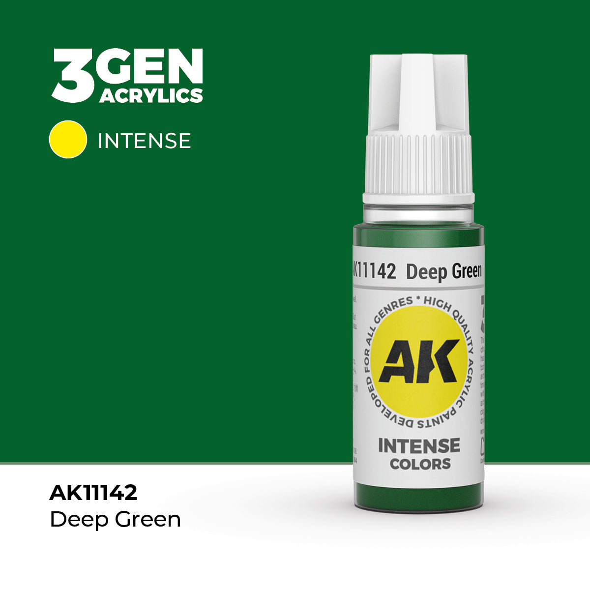 AK Interactive 3G Acrylic Deep Green (AK11142), 17 ml, Acrylfarbe