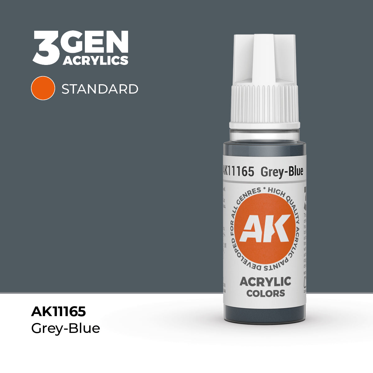 AK Interactive 3G Acrylic Grey-Blue (AK11165), 17 ml, Acrylfarbe